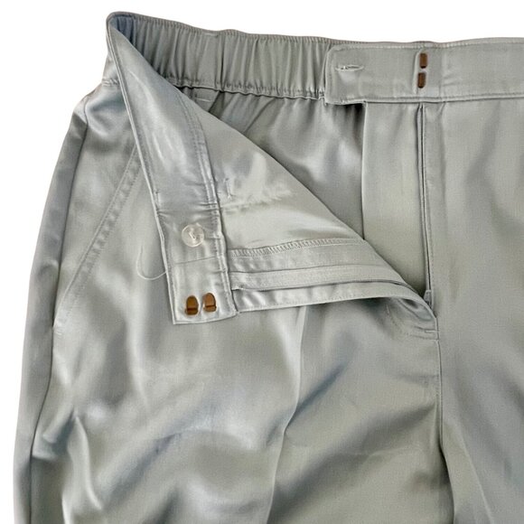 Croft & Barrow Womens Tapered Mid Rise Pants Size 18 Zapata Blue Relaxed Fit NWT - Picture 8 of 16